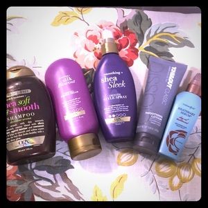 Lot of hair care items